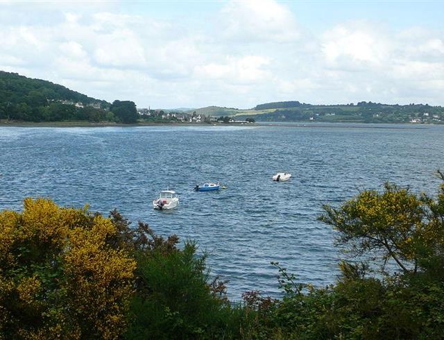 L'Aulne et le village de Landévennec