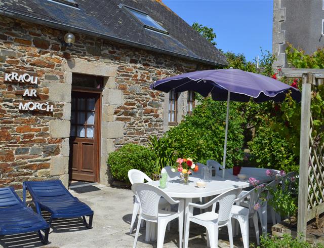 terrasse - Gite Plomodiern - 9 personnes