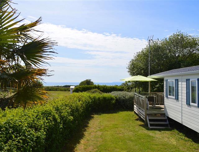 Mobil home - vue mer 