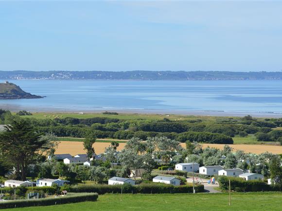 Camping Kervella Plomodiern vu du ciel  - Camping Finistère - Camping Ker Vella Plomodiern