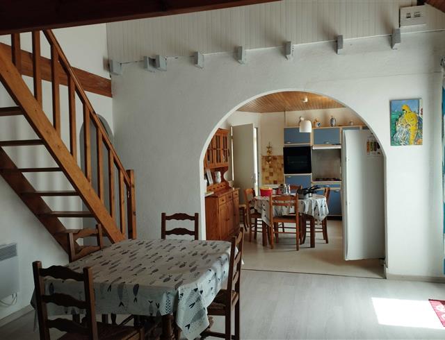 Salon - Gite Plomodiern - 4 personnes - Camping Kervella 