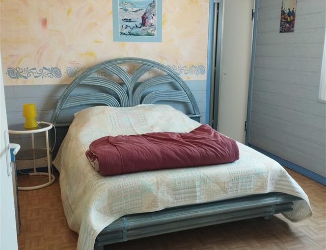 Chambre adultes - Gite Plomodiern - 4 personnes - Camping Kervella 